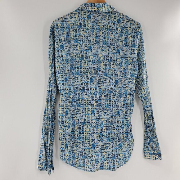 Zara‎ Man Denim Couture Slim Fit Medium Blue Button Up Shirt - Picture 3 of 3